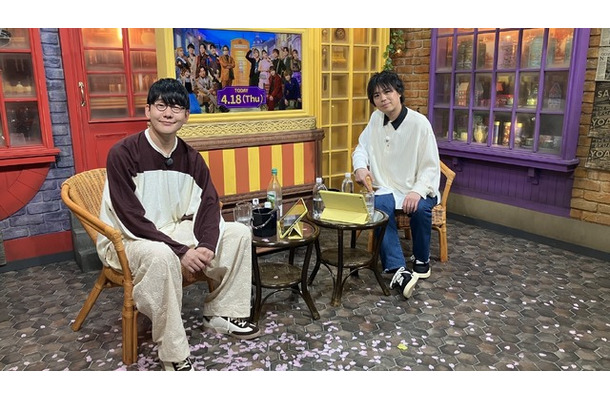 『声優と夜あそび 木【浪川大輔×花江夏樹】#1』事後写真(C)AbemaTV,Inc.