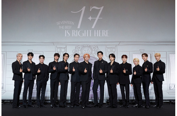 会見の様子／(P)&(C) PLEDIS Entertainment