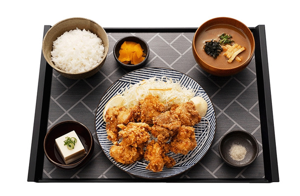 鶏もも肉の唐揚げ定食