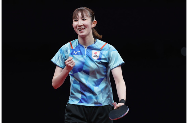 早田ひな(Photo by Lintao Zhang/Getty Images)