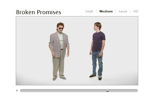 Apple新CM「Broken Promises」