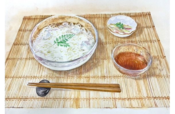 アンミカ、そうめんの水彩画公開！ファンから称賛の声