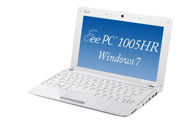 「Eee PC 1005HR-WS」（パールホワイト）