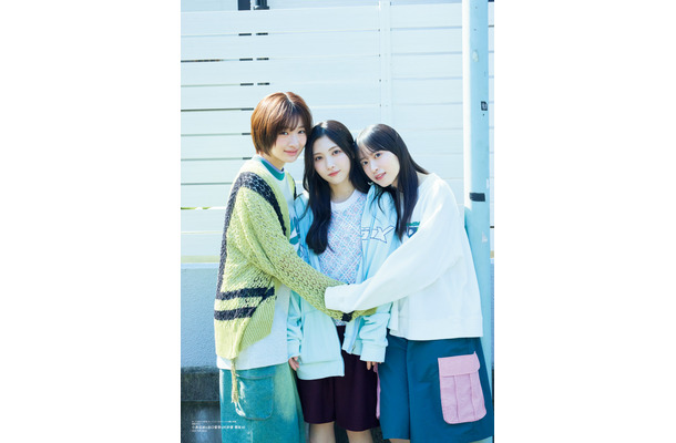 「B.L.T.2024年12月号」ローソンエンタテインメント購入特典ポスター【小島凪紗×谷口愛季×村井優（櫻坂46）】（表）
