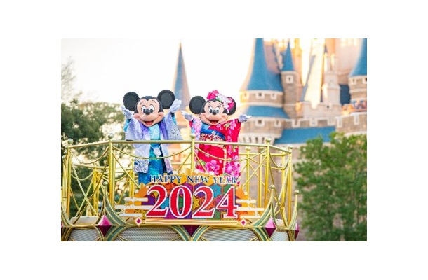 2024年の｢ニューイヤーズ・グリーティング｣の様子　(C)Disney