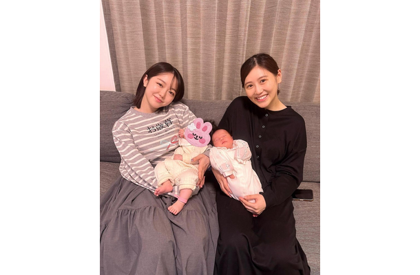 西野未姫＆峯岸みなみの“親子”4ショット（写真は西野未姫の公式ブログから）