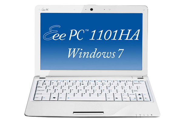 「Eee PC 1101HA-WP」（パールホワイト）