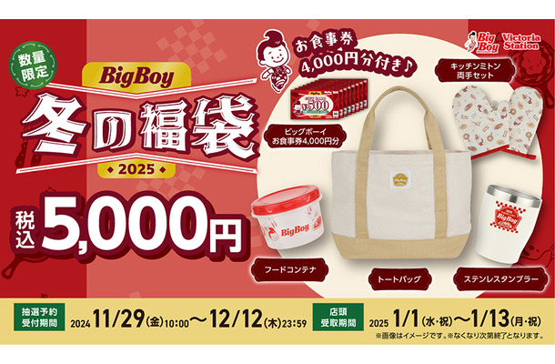 ビッグボーイの冬の福袋 2025