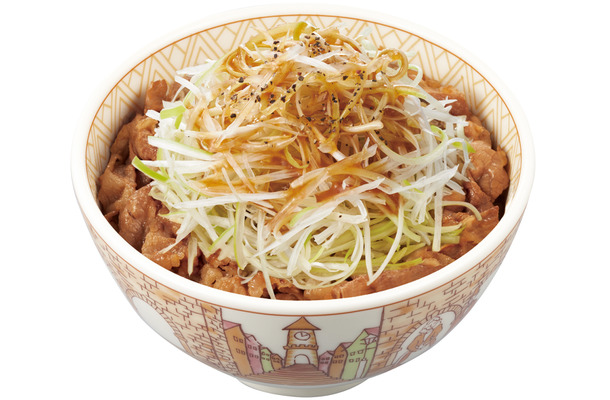 白髪ねぎ牛丼