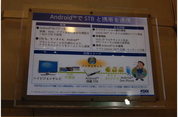 AndroidでSTBと携帯を連携