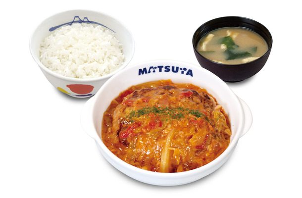 煮込みキャベツのトマトハンバーグ