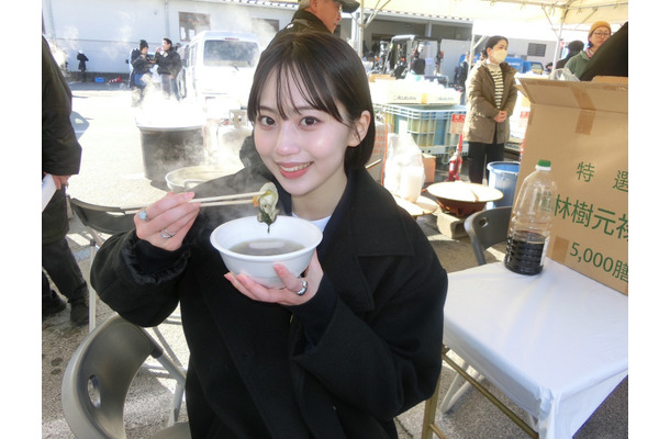 「ひなせかき祭」に参加する平美乃理