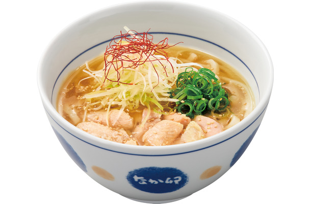 白髪ねぎ鶏塩うどん
