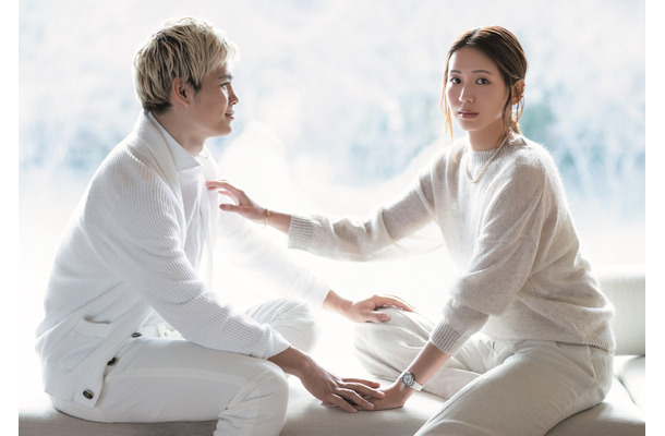 『家庭画報』5月号に出演する西田有志＆古賀紗理那（撮影／浅井佳代子）