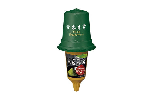 ワッフルコーン宇治抹茶　税込338円