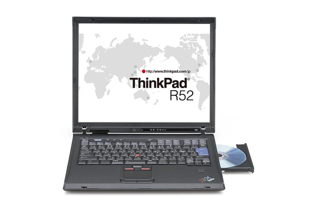 指紋センサーを搭載したThinkPad R52