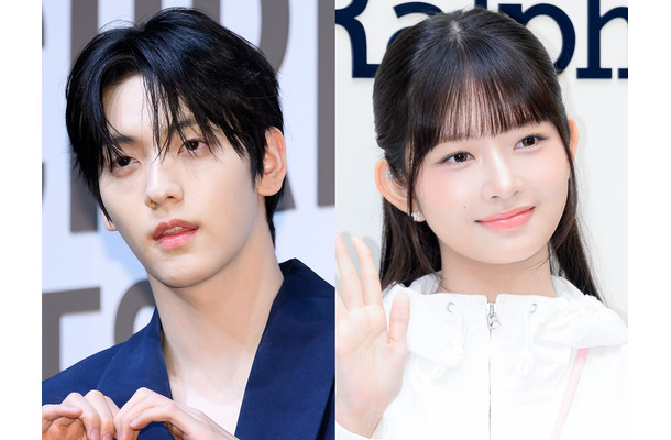 TXT・スビン＆IVE・レイ、雨の中で“相合傘”?!映画の名シーン再現に共演者胸キュン