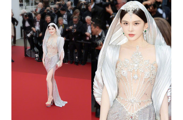 過度な露出をともなうドレスが原因？カンヌ映画祭のレッドカーペットから退場となった中国女優に韓国も注目