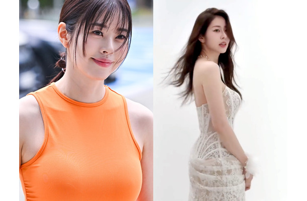 すけすけすぎて体型丸わかり…純白“シースルー”ドレスで輝く韓国の美人弁護士タレント、結婚間近の撮影【画像】