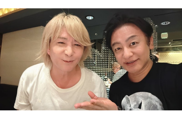 左から小室哲哉、片岡愛之助（写真は片岡愛之助の公式ブログから）