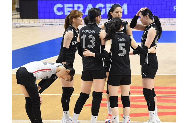 もはや日本を気にする余裕はない…低迷著しい韓国女子バレー、VNLの目標は「残留」「最低2勝」