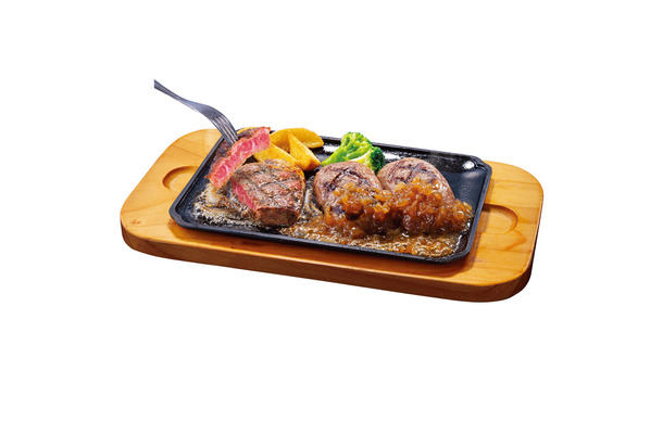 国産牛サーロイン（80g）＆大俵ハンバーグ　200g（税込 2,805 円）