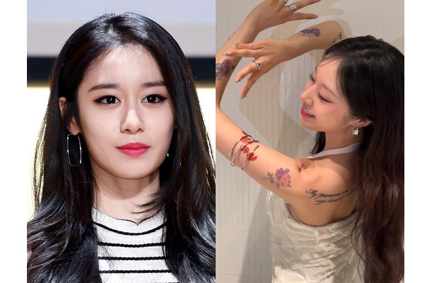 肩から腕にかけてタトゥーがびっしり!?離婚から半年…“バツイチ”K-POPアイドルに驚きの声【PHOTO】