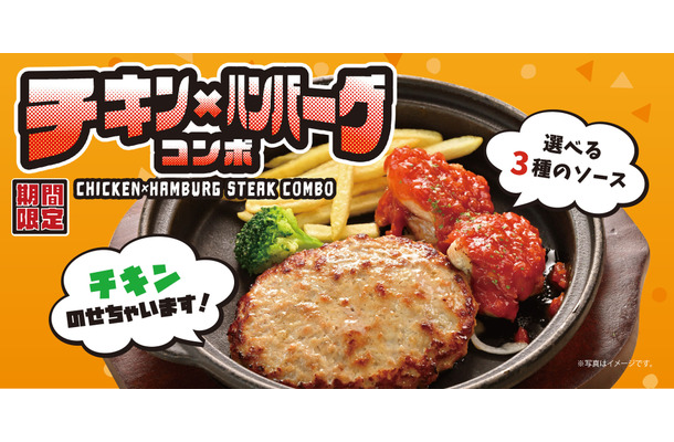 チキン×ハンバーグコンボ1