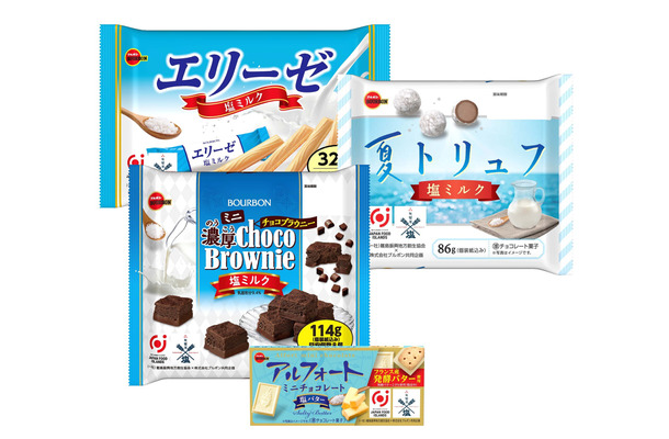 塩味とともにまろやかに仕立てた“夏の塩スイーツフェア”商品
