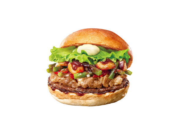 にんにく牛カルビバーガー　590円