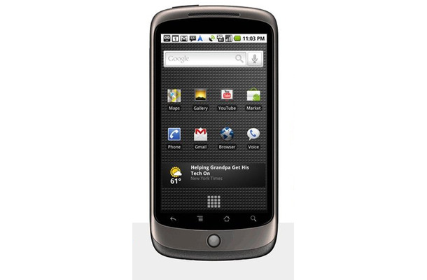 Android 2.1を搭載したスマートフォン「Nexus One」