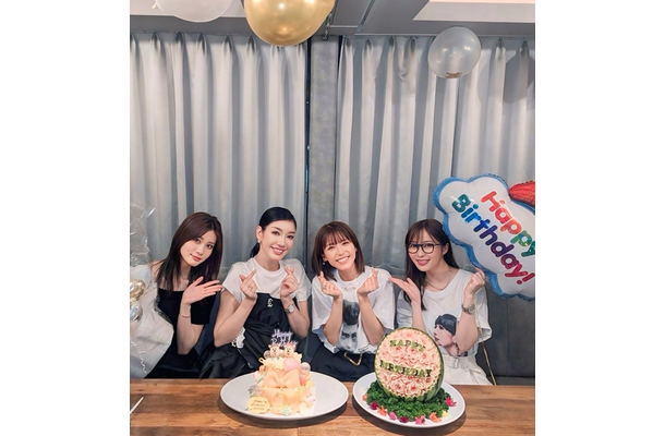 若槻千夏の誕生日会（写真はアンミカのブログより）