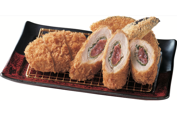 梅しそ巻とチキンランチ