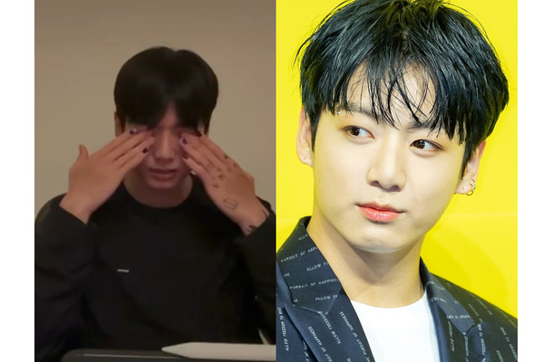 BTS・JUNG KOOK、ライブ配信中に涙を流す「ダメだよ、何やってるんだよ！」　話題の作品にハマった姿