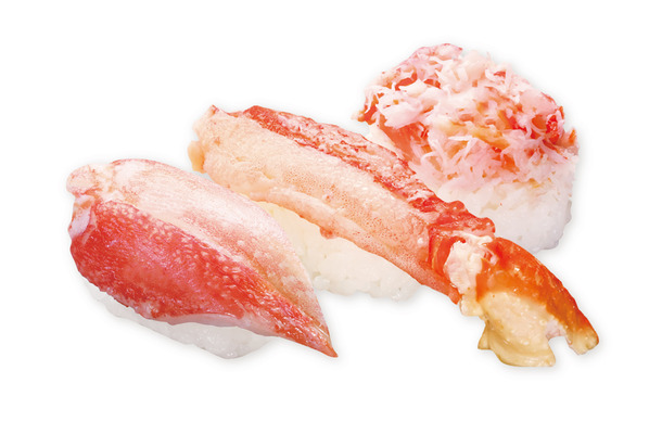 本ズワイガニ三種盛り 390円