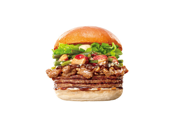 キング にんにく牛カルビバーガー　1,190円