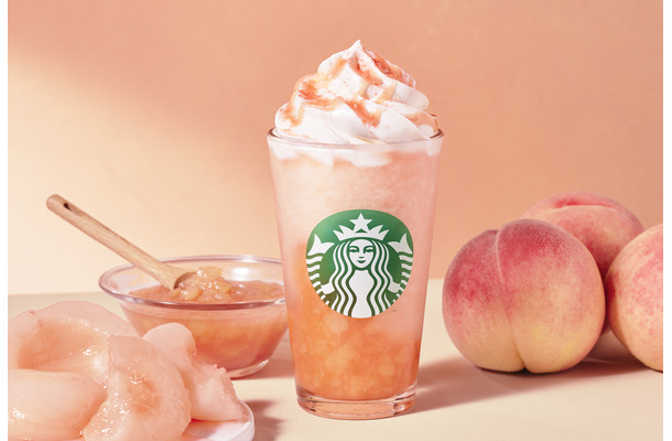 『ヘブンリー ピーチ フラペチーノ』Tallサイズ　＜テイクアウト＞707円