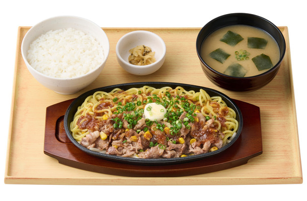 牛バターちゃんぽん焼定食　1,150円