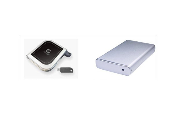 （左）X-Wall Secure 1”HDD、（右）X-Wall Secure2.5”HDD