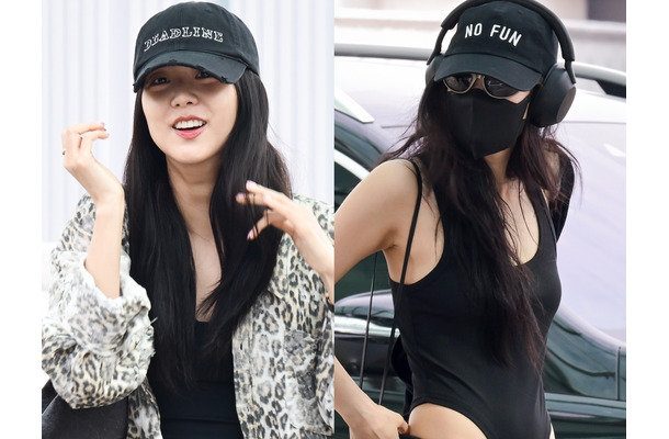 “ハイレグ”ファッションで空港に?!BLACKPINK・ジス＆ジェニー、圧巻オーラでフランスへ出国【PHOTO】