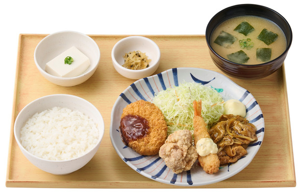 やよい合い盛り定食　890円