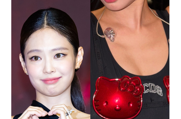 もはや事件…胸にハローキティ　BLACKPINK・ジェニーの“挑発的衣装”が話題「これを着こなすなんて」【PHOTO】