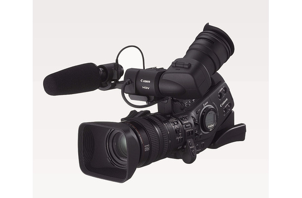 キヤノンHDビデオカメラレコーダー「XL H1」（HDビデオレンズ20×ズーム XL 5.4-108mm L IS II装着時）
