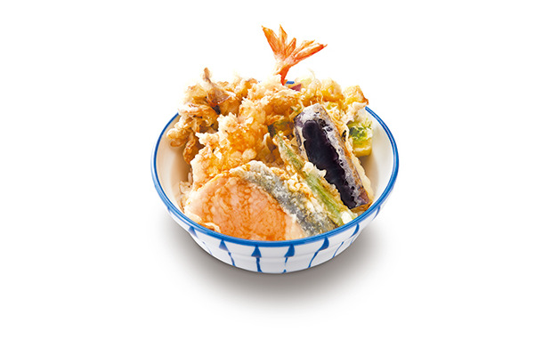 秋鮭と海老の天丼　990円（税込）