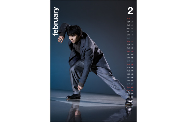 身近に置ける卓上タイプ（2月）『2026年版 羽生結弦 カレンダー』