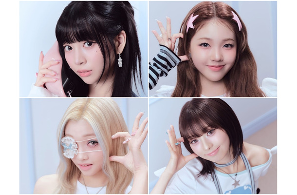 日本人メンバー所属のUNIS、日本SG『もしもし♡』9月12日リリース！メンバー4人のコンセプトビジュアル解禁