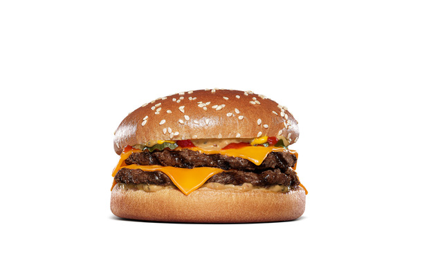 Aセット『フレームスモーク ダブルチーズバーガー』　セット1,190円