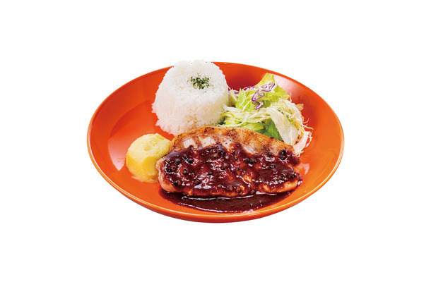 国産豚ロースのグリル（スープバー付、ライス大盛り無料（税込1,089円）