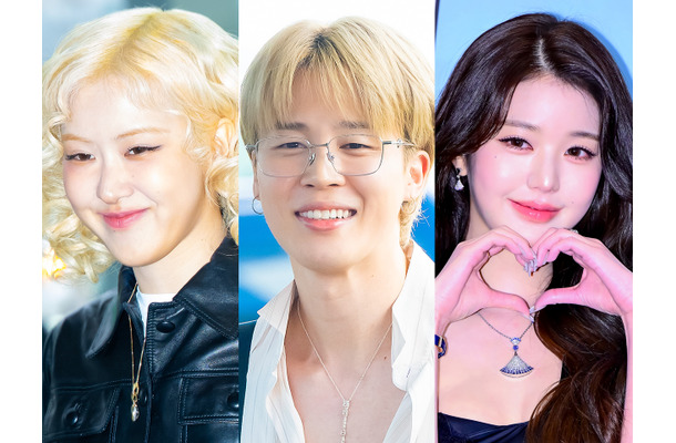 BTS・JIMIN、堂々の1位！2位はBLACKPINK・ロゼ、3位はIVE・ウォニョン　10月のアイドル“ブランド評判”