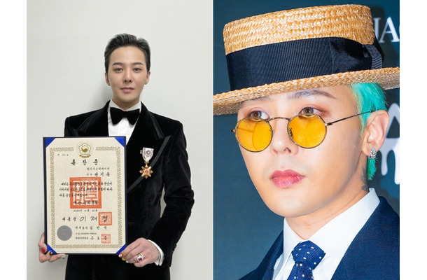 「BIGBANGのメンバーたちとこの栄誉を分かち合いたい」G-DRAGON、玉冠文化勲章を受章